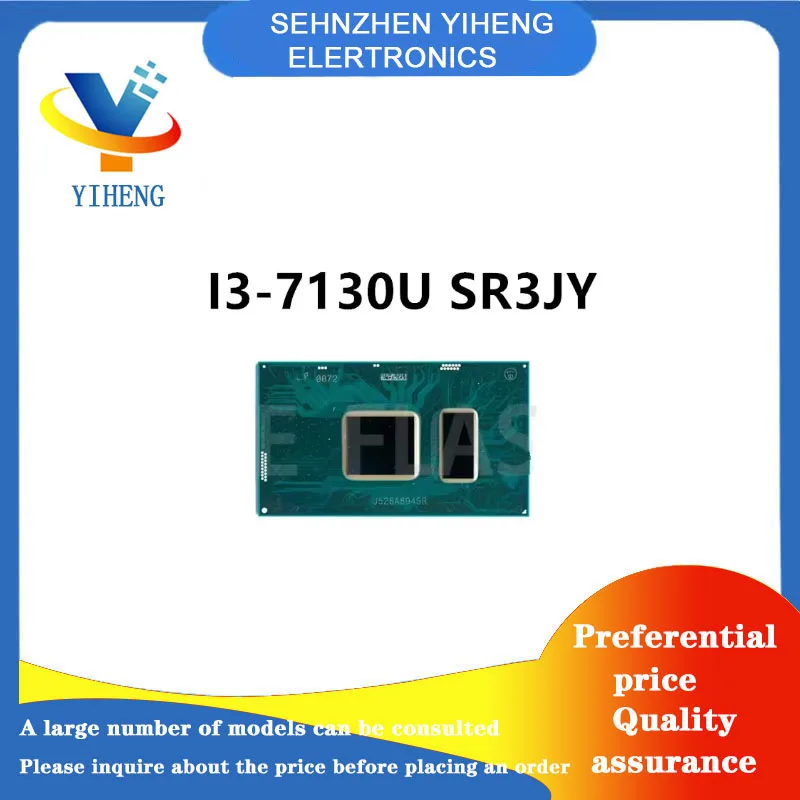 

SR343 I3-7100U SR2ZW i3-7100U SR3JY I3-7130U 100% New Original Integrated Circuit Electronic Components BGA Direct payment