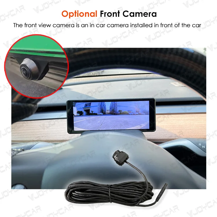 Display Mini HUD da 6,8" per Tesla Model 3/Y, Touch Screen CarPlay e Android Auto, Display Head-Up Plug & Play con fotocamera di backup