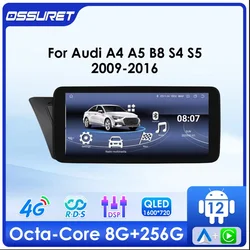 Android 13 Autoradio Carplay For Audi A4 A5 B8 S4 S5 2009-2016 Auto Multimedia 4G Carplay GPS navi car intelligent system Stereo
