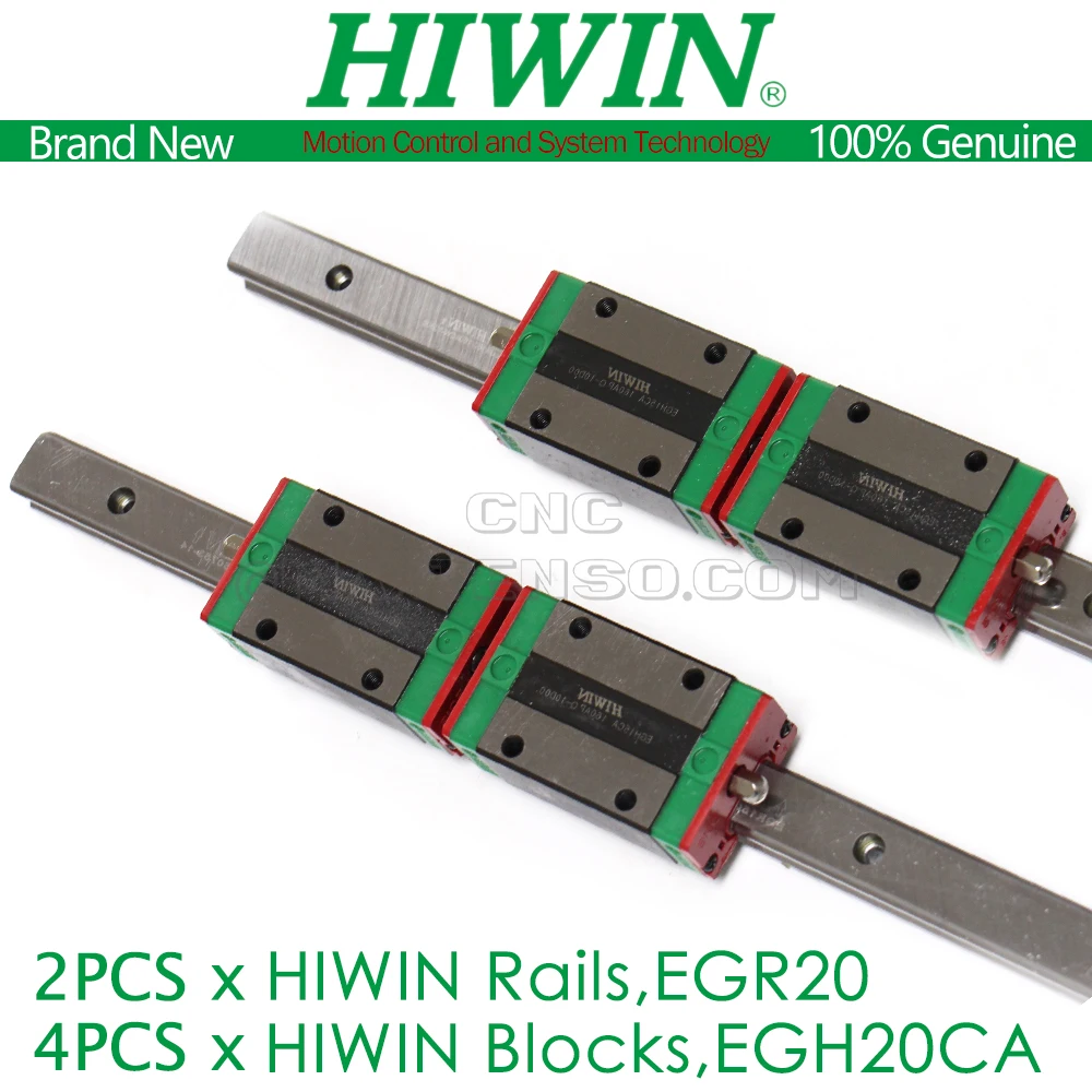 Genuine HIWIN EGH20CA Preload ZA EGR20 Linear Rail Guide 280 300 500 640 700 800 900 1000mm Railway New Router C Class CNC HIWIN