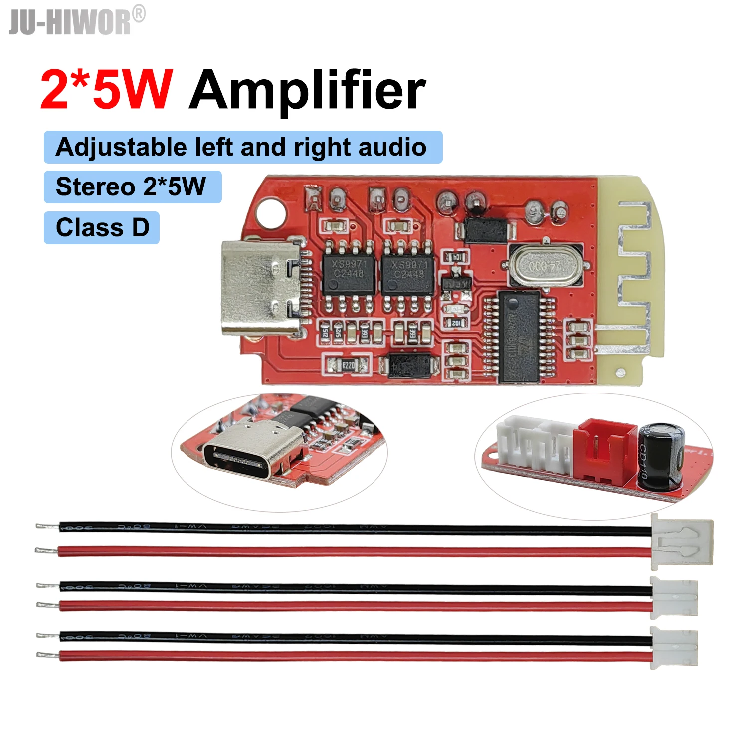 Dc 3.5V-5V 2*5W Blu… - image