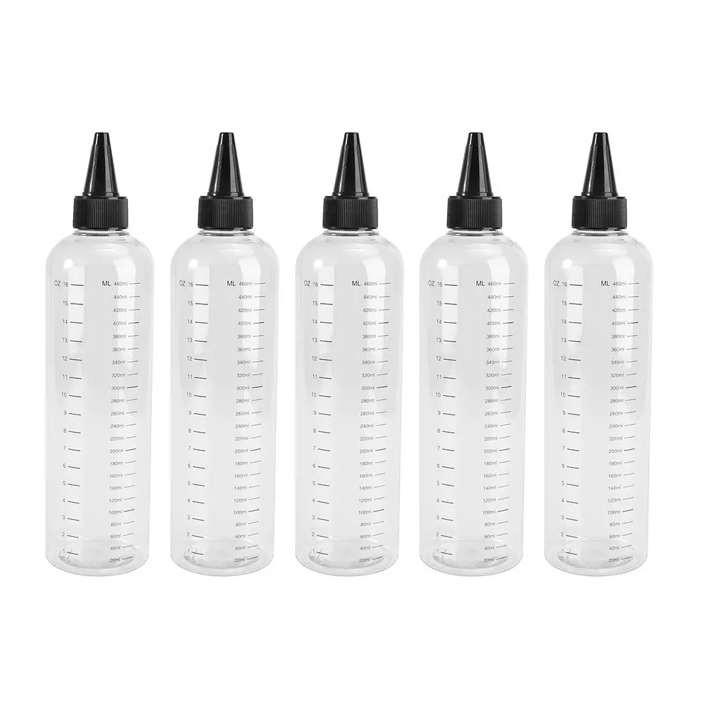 

5Pcs Scale Empty Bottle Type Sub-Packing Container Travel Liquid Dispenser Small Reusable Bottle
