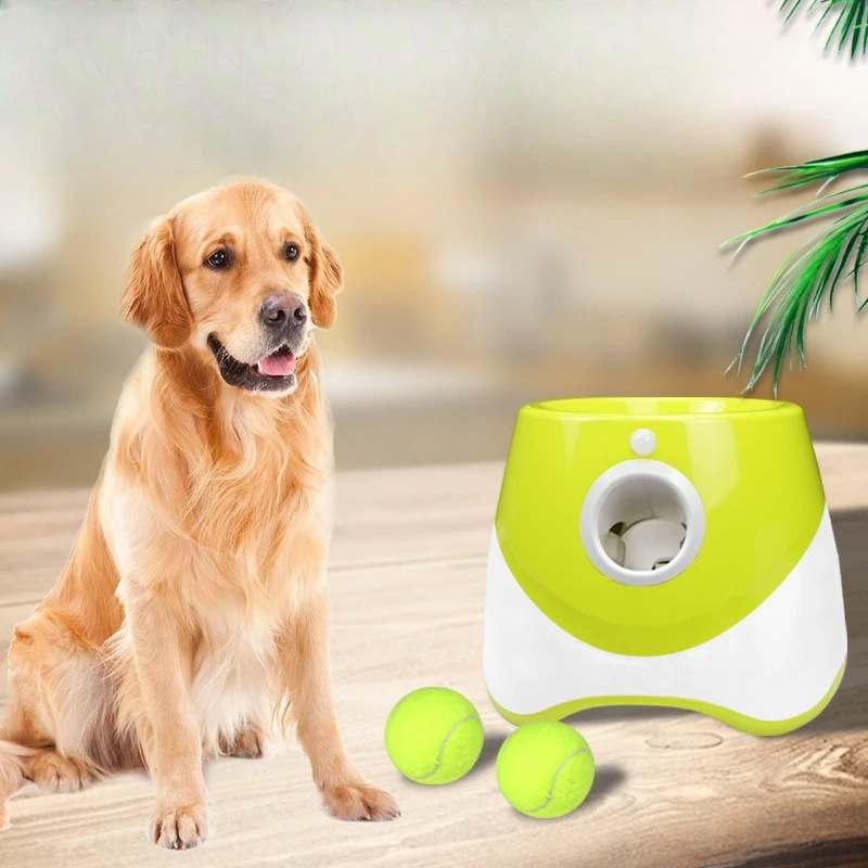 

Pet tennis launcher dog toy pitching pinball machine throwing ball walking dog artifact