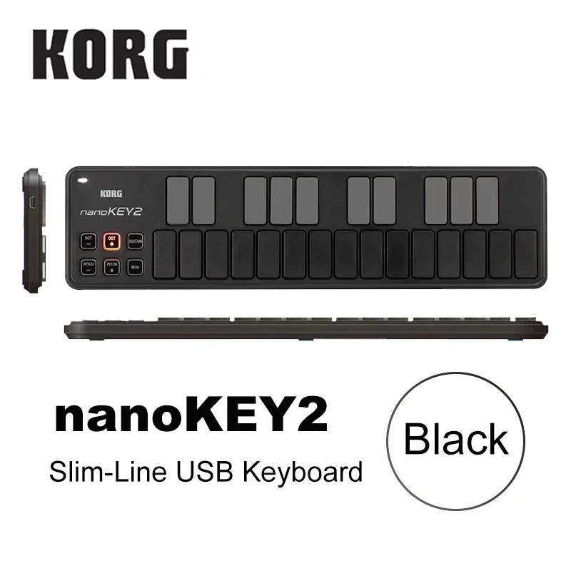 KORG Nano Kontrol2/Key2/Pad2: A High-Quality Portable MIDI Controller Keyboard and Drum Pad