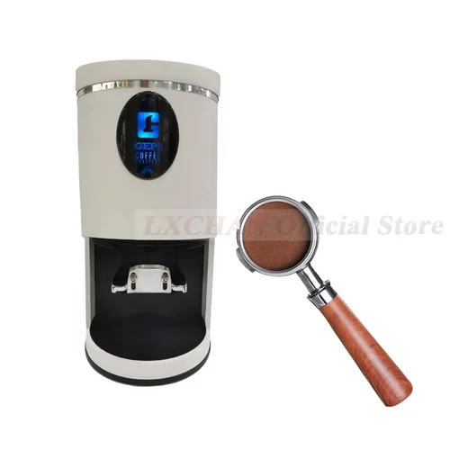 HomeWise 커피 탬퍼 58MM 커피 자동 전기 콩 파우더 플랫 프레스 스테인레스 스틸 탬퍼 커피 도구 220V 110V