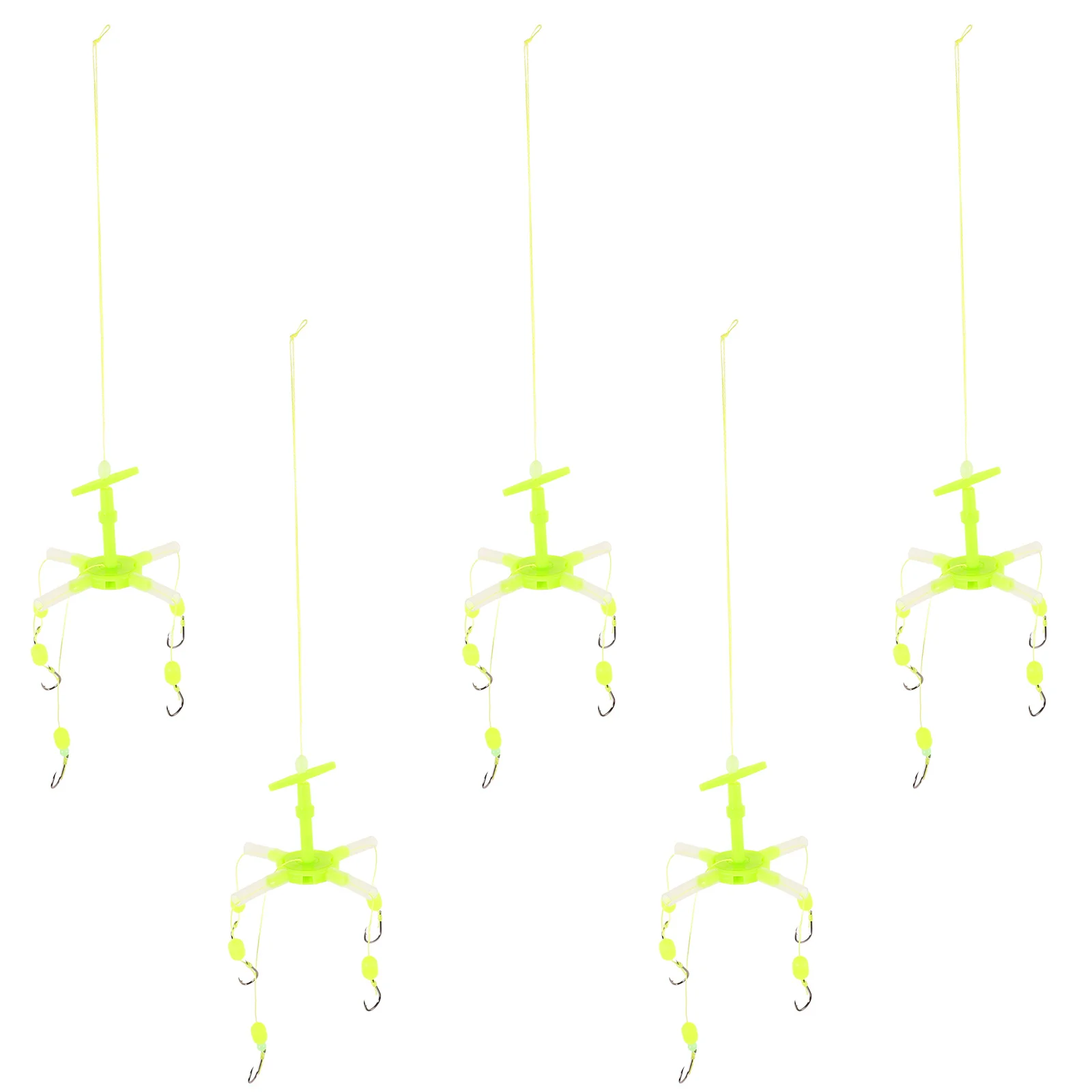 

5Pcs Durable Metal Fish Hooks Freshwater Saltwater Fishing Set Longtime Reliable Angling Supplies Fish Hooks Freshwater