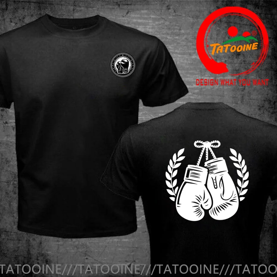 Boxe Fighter Boxing T Shirt Men Fashion Trendy Casual Clothing Stylish Tops Tee Shirt Leisure Tshirt Men's T-Shirt