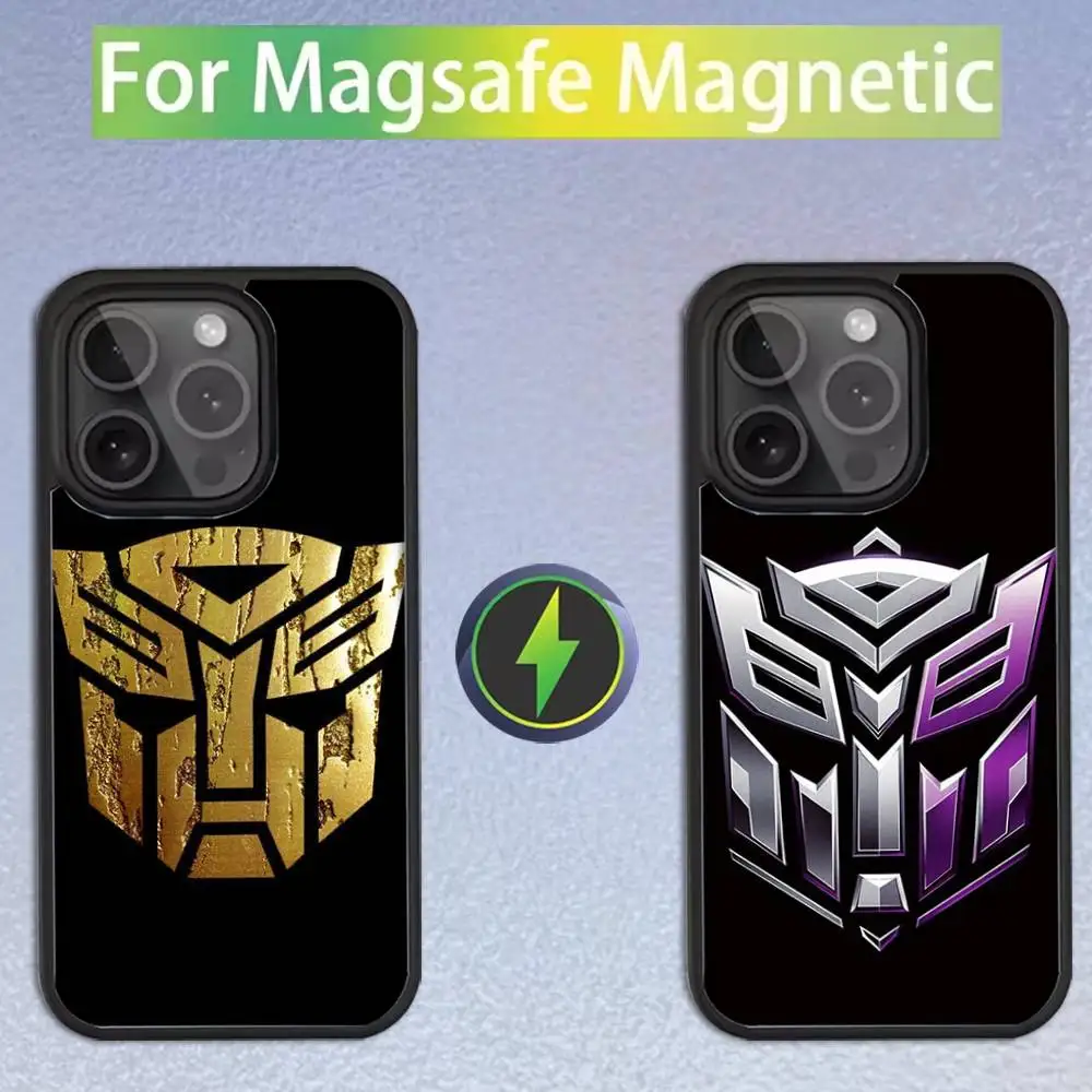 

LOGO T-Transformers COOL Phone Case For iPhone 16,15,14,13,12,11,Pro,Max,Plus,Mini,SE Magsafe Magnetic Wireless Charging