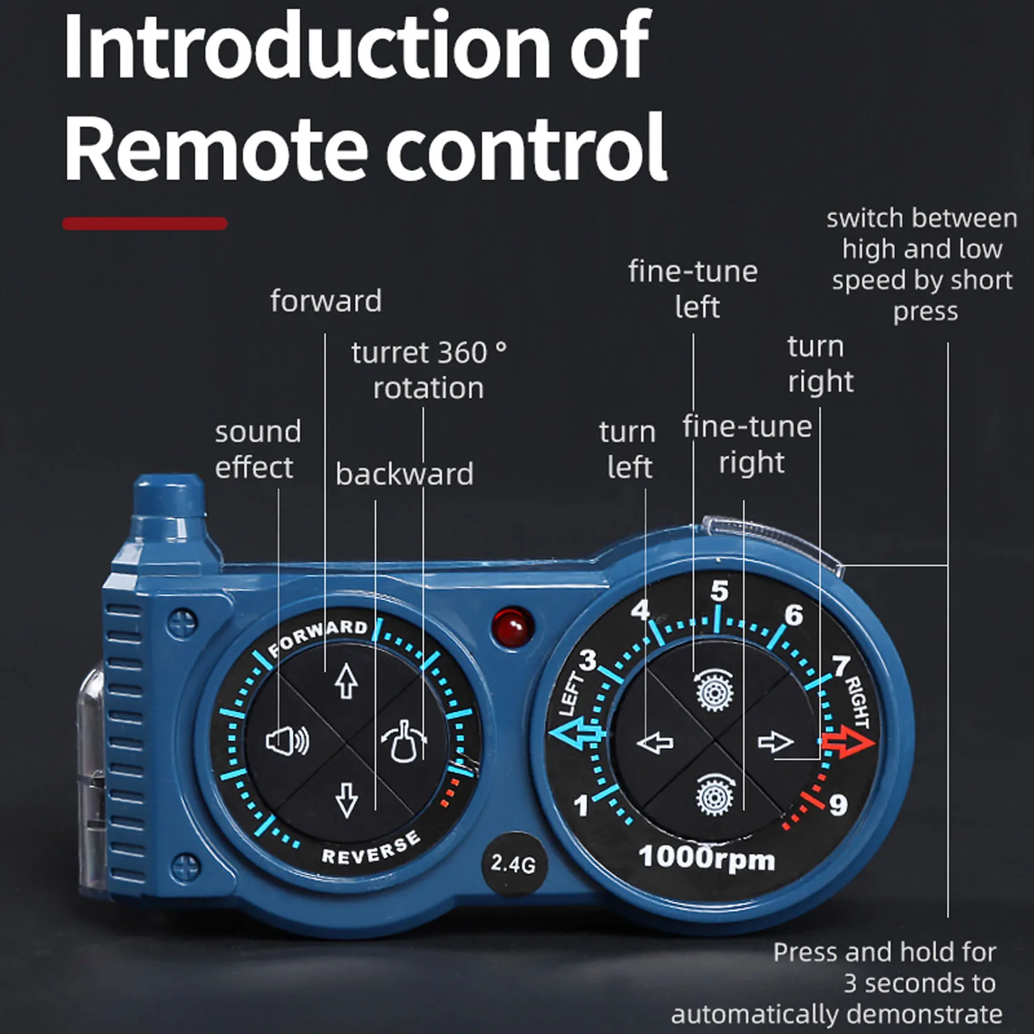 재고 1/72 RTR RC 탱크, 독일 호랑이 전투 탱크, 터렛 360 ° 회전, 미니 페인트 및 조립 슈팅 사운드 장난감 모델