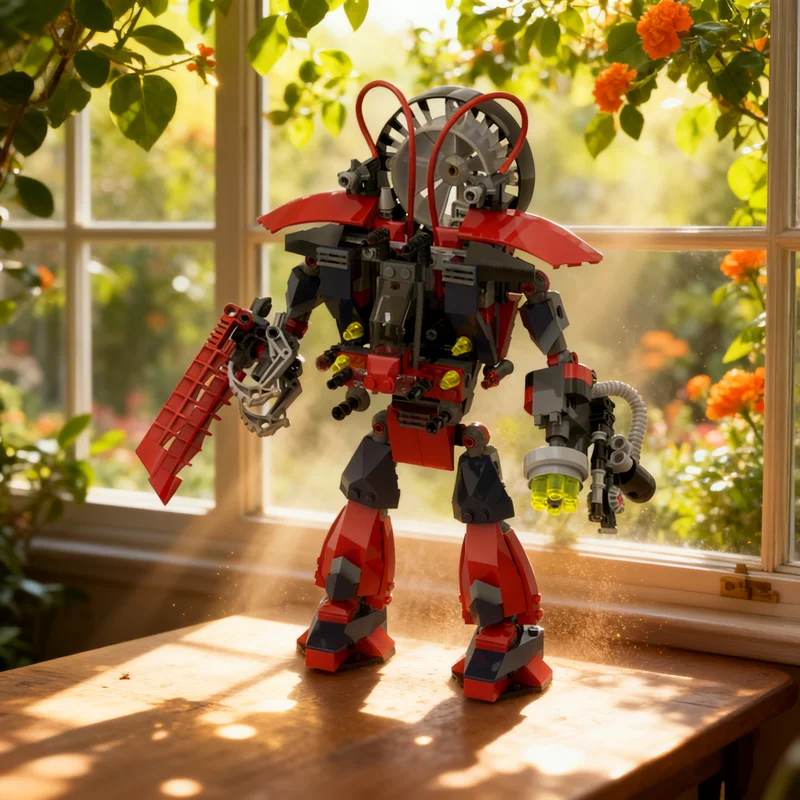 314 pièces MOC Robot Force Combiner Mighty Phoenix – Blocs de construction avancés – Pack de construction premium – Ensemble de défi détaillé – Jouet cadeau