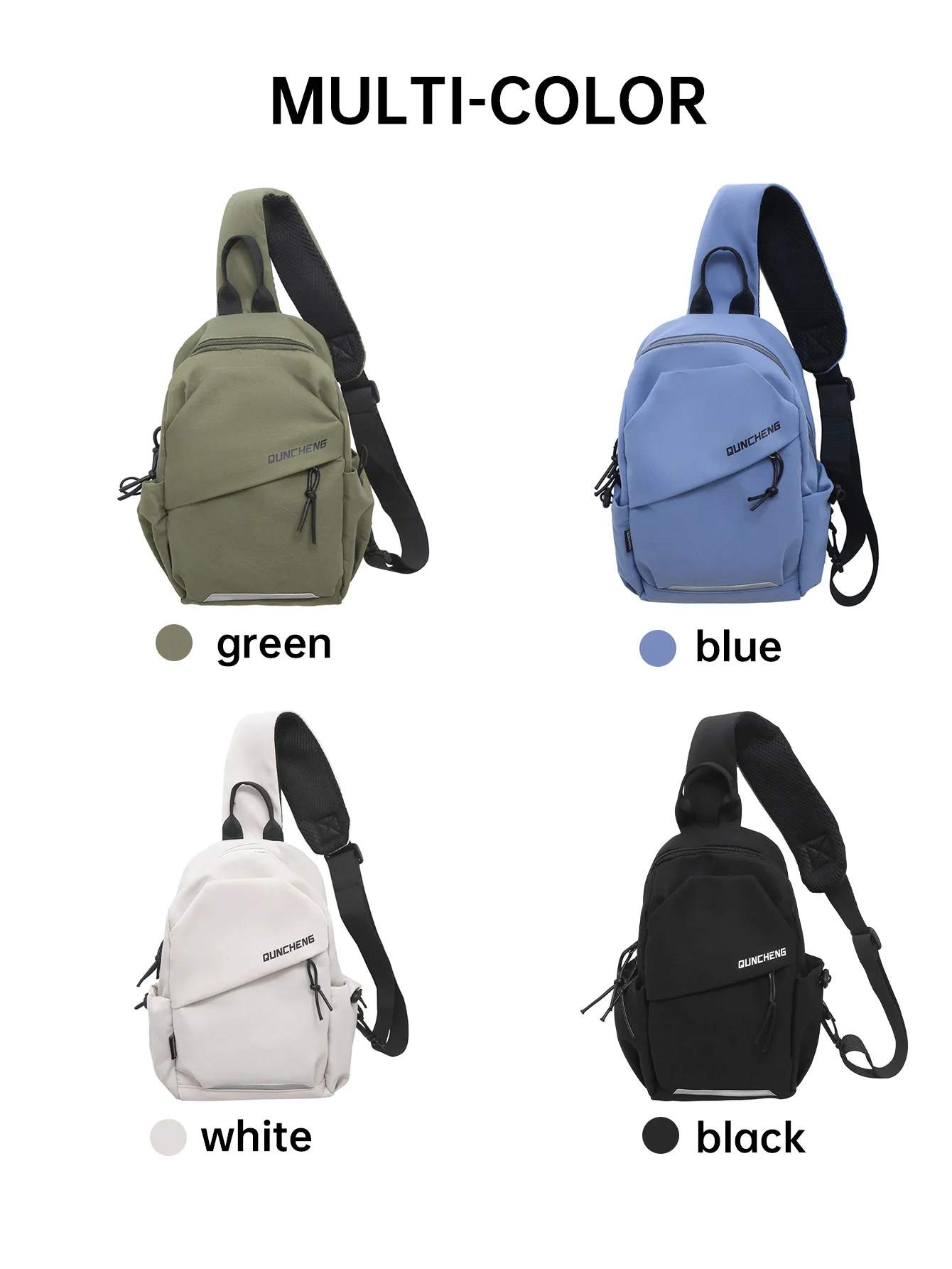Brusttasche, Herren- und Damen-Umhängetasche, große Kapazität, ideal für Ausflüge, tragbare, vielseitige Umhängetasche für den täglichen Gebrauch. – Detail 3