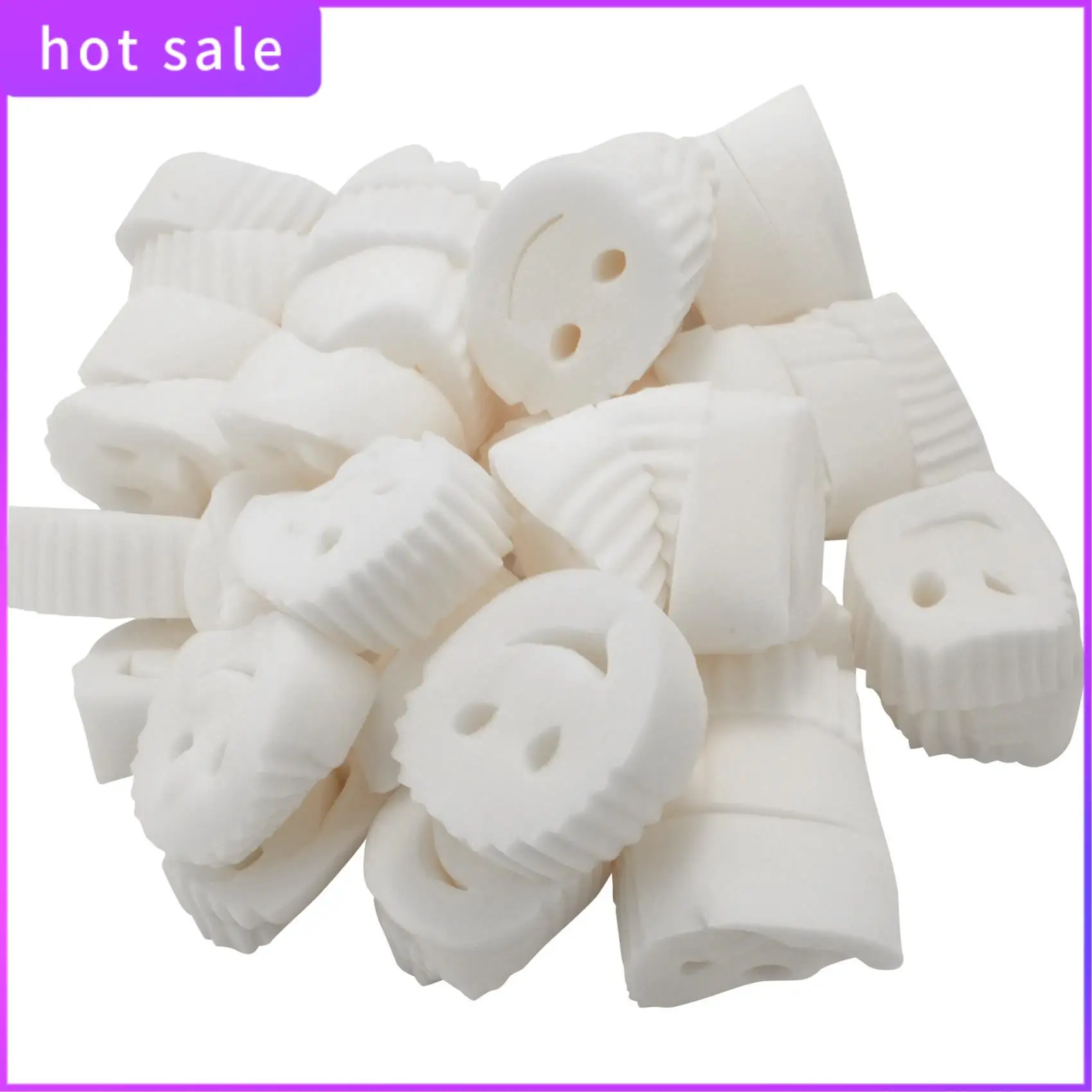 

LICG-40PCS Oil Absorbing Sponge Swimming Pool Hot Tub And Spa Round Face Absorb Sludge Dirt And Scum Maintenance Kit