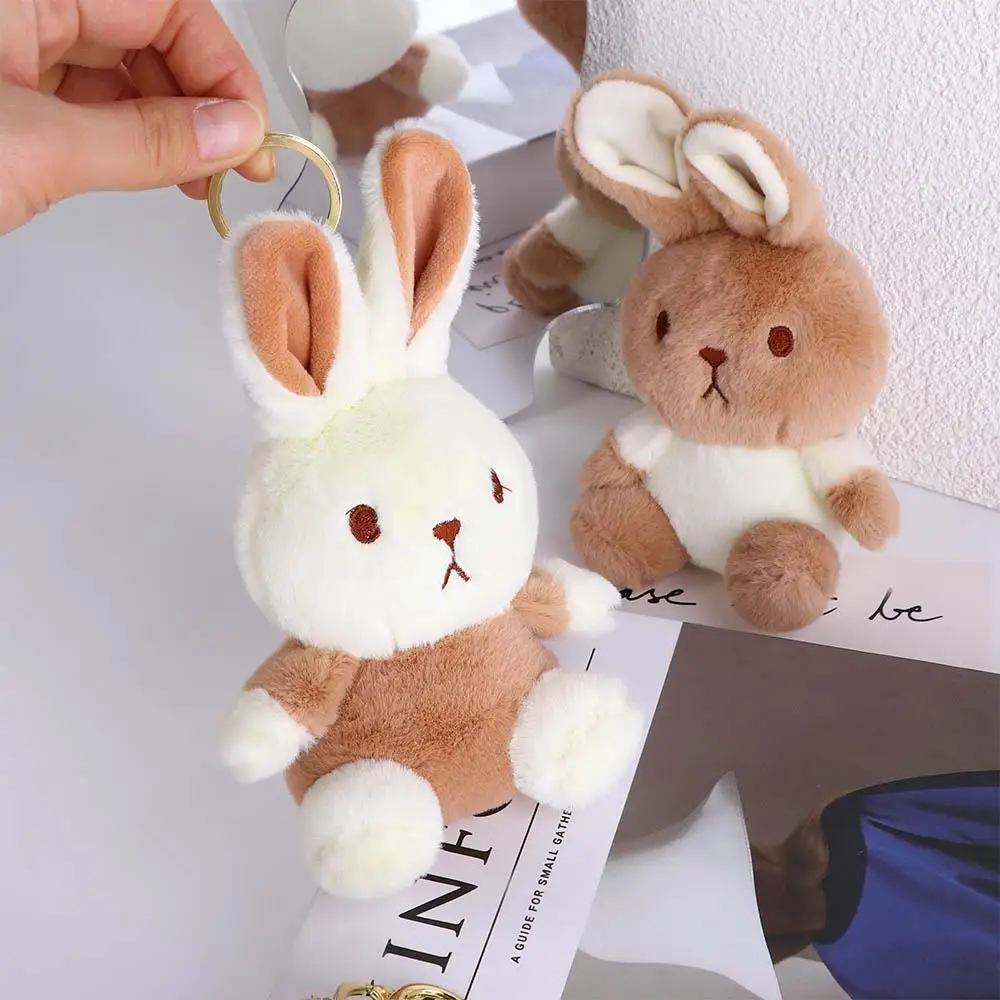 Dolls Dog Bunny Purse Accessories Charm Plush Toy Bag Ornaments Plush Dog Keychain Plush Pendant Plush Doll Plush Bunny Keyring