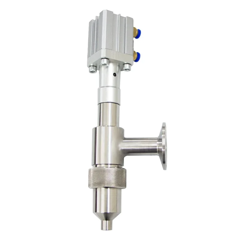 

Противокапельная наполнительная головка из нержавеющей стали 304, патрон с прямой головкой, аксессуары для пневматической разливочной машины, разрядное сопло