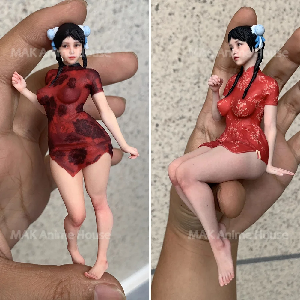 Diorama exquis visage impression 3D 1/18 1/16 1/12 Double tête de Maruko mignon mère chinoise Figure hyperréalisme modèle scène jouet poupée