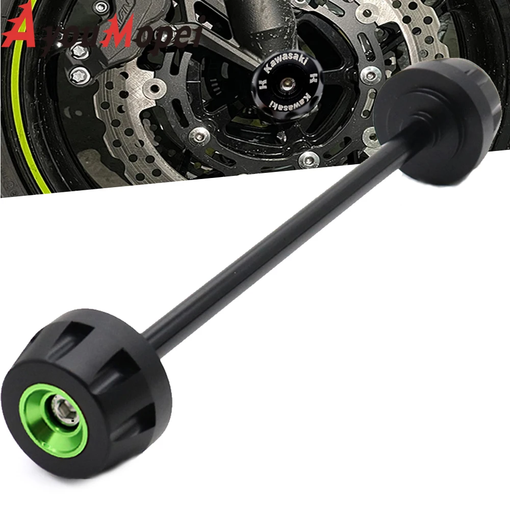 

Front Axle Fork Wheel Protector For KAWASAKI Z650 Z900 Z900RS Z1000 Z750 Z750S Z800 Motorcycle Accessories Crash Slider Pad