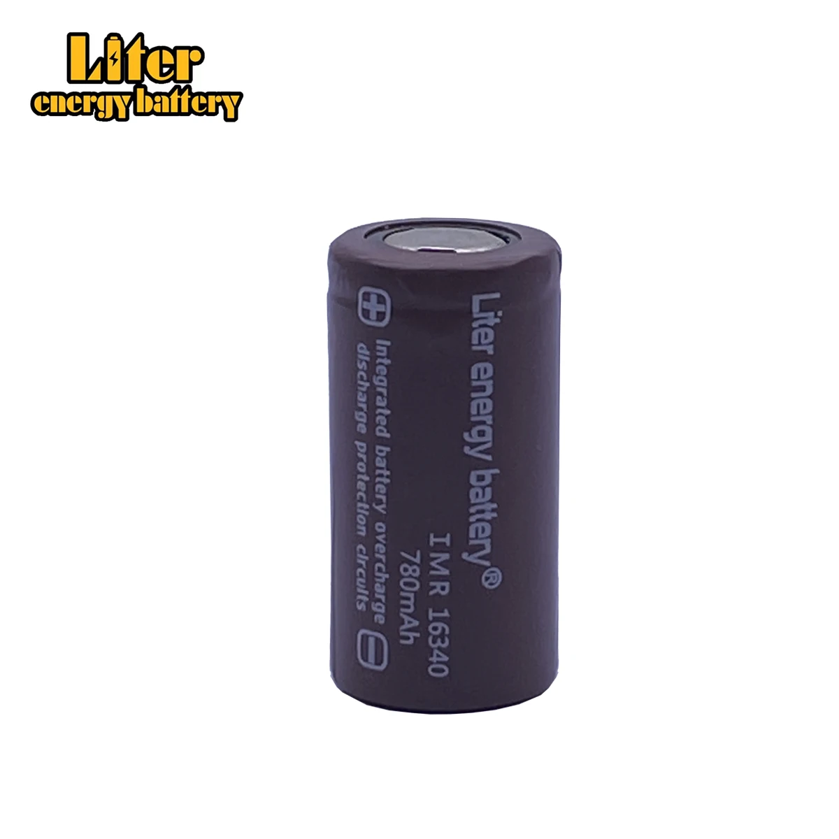 Litrowy akumulator energetyczny 2 szt. 16340 780mah 3.7v akumulator litowo-jonowy z pakietem detalicznym