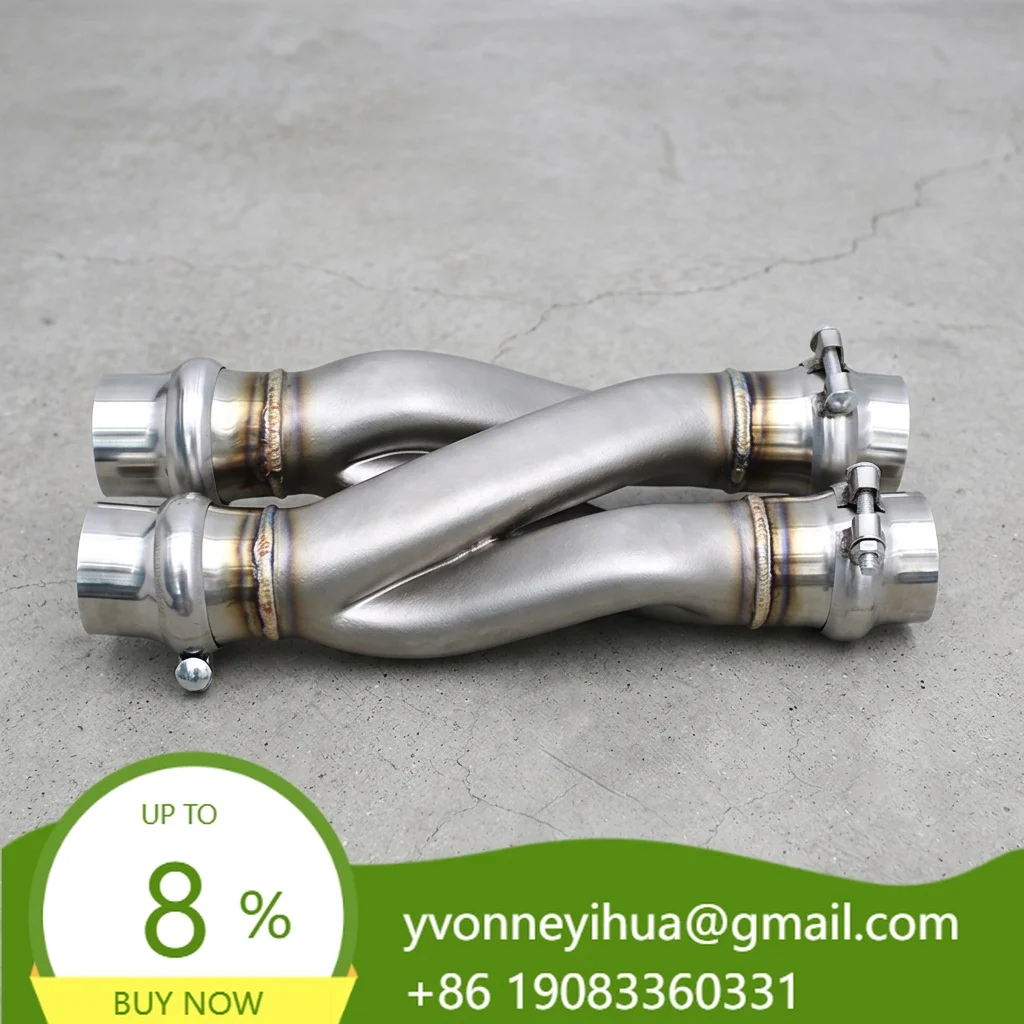 BOSKA 1 Stainless Steel 304 Auto Universal New Design Z Pipe For All Car Models2.25 2.5