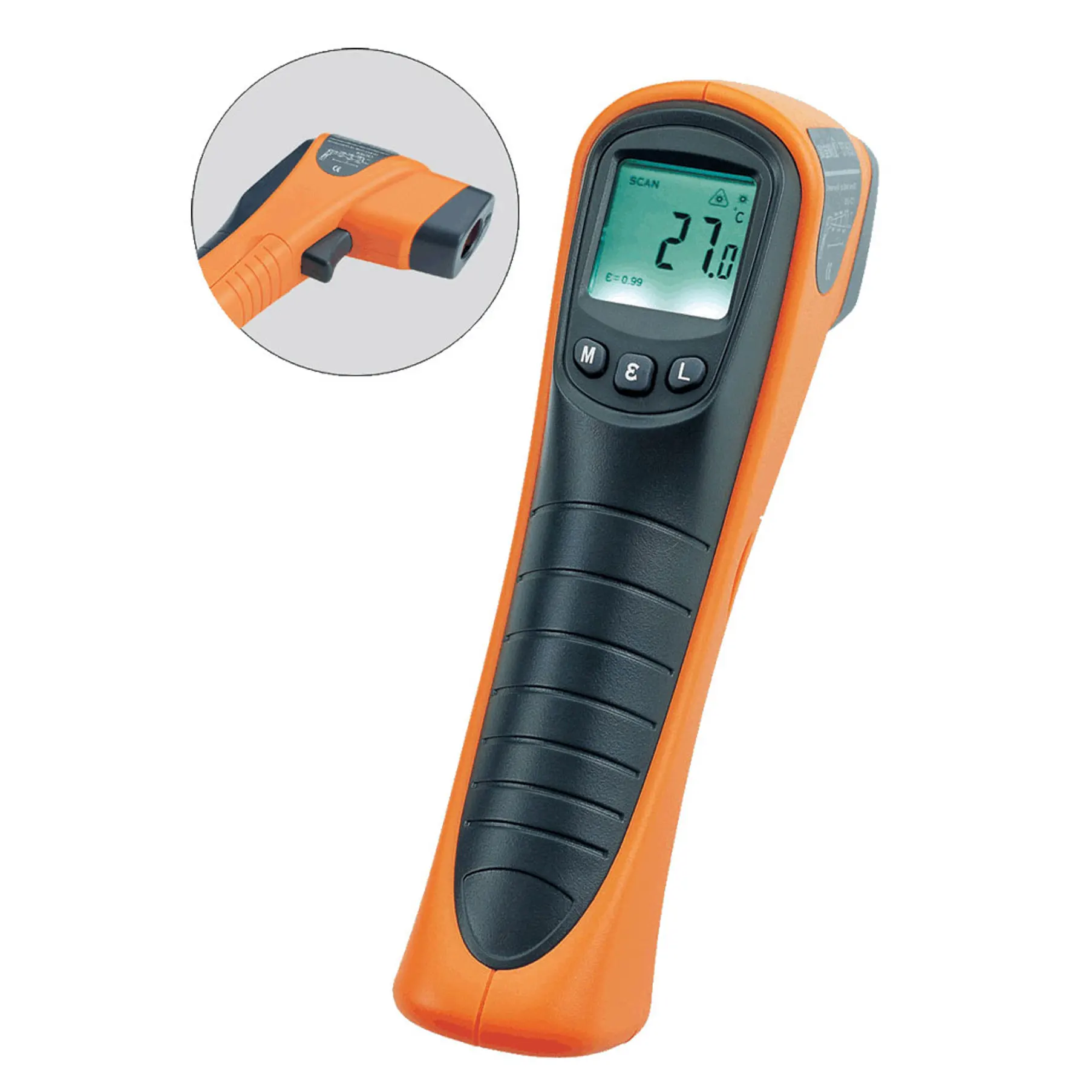 Non-contact measuring Infrared Thermometer ST652 -25~800℃ temperature tester meter