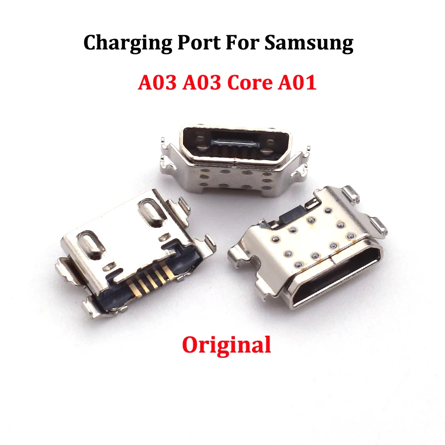 10 piezas, conector de carga USB original para Samsung A05 A15 A25 A35 A55 A13 A04 A04S A14 A23 A33 A24 A34 A54 A53, enchufe de carga 6