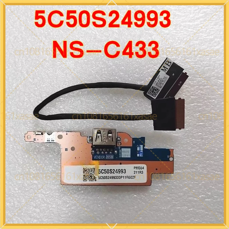 

For Lenovo YOGA C740-14 C740-14IML laptop Power Button switch USB Jack IO Board FYG41 NS-C433 5C50S24993