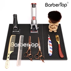 Electric Clipper Magnetic Storage Pad Barber Hair Styling Tools Mat Countertop Strong Adsorption Anti-Skid Silicone Cushion