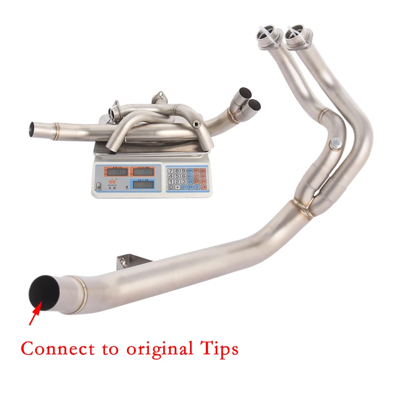 

For YAMAHA Tenere 700 2019-2025 Tenere700 Rally Edition 20-25 Motorcycle Exhaust System Header Link Pipe Stainless Steel Slip On