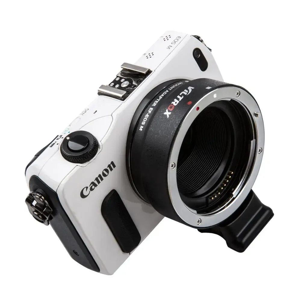 Viltrox EF-EOSM Electronic Auto Focus Lens Adapter for Canon EOS EF/EF-S Lens to EOS M EF-M M2 M3 M5 M6 M10 M50 M100 Camera