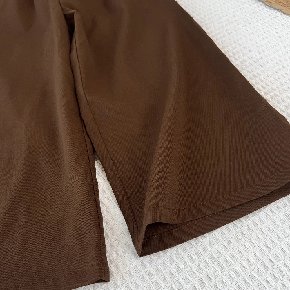 3-7 Jahre Alte Mädchen im Koreanischen Stil Einfarbiges 2-Teiliges Outfit Herbst Langarm-Bluse Weite Hose Set Kinder Freizeitkleidung Anzug – Detail 7