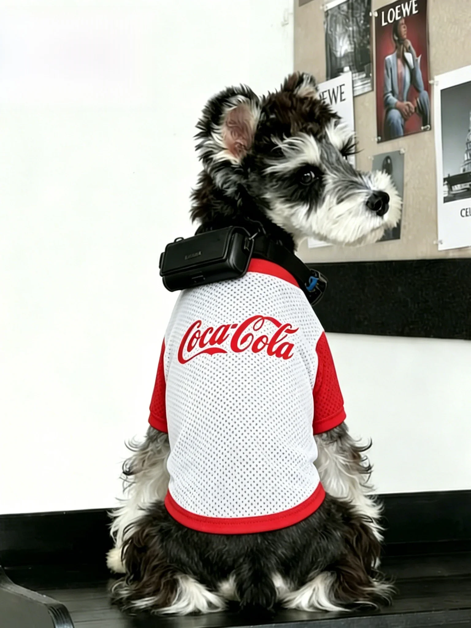 Summer Outfit Pet Clothes Coca-Cola T-Shirt Thin Breathable Quick Dry Dog Clothes for Outdoor Activities Ice Sensation Inner ...