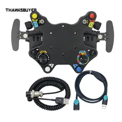 Simplayer Racing Hub kierownica Instrument przycisk Box konsola środkowa do zmiany wiosła dla Logitech Thrustmaster Fanatec