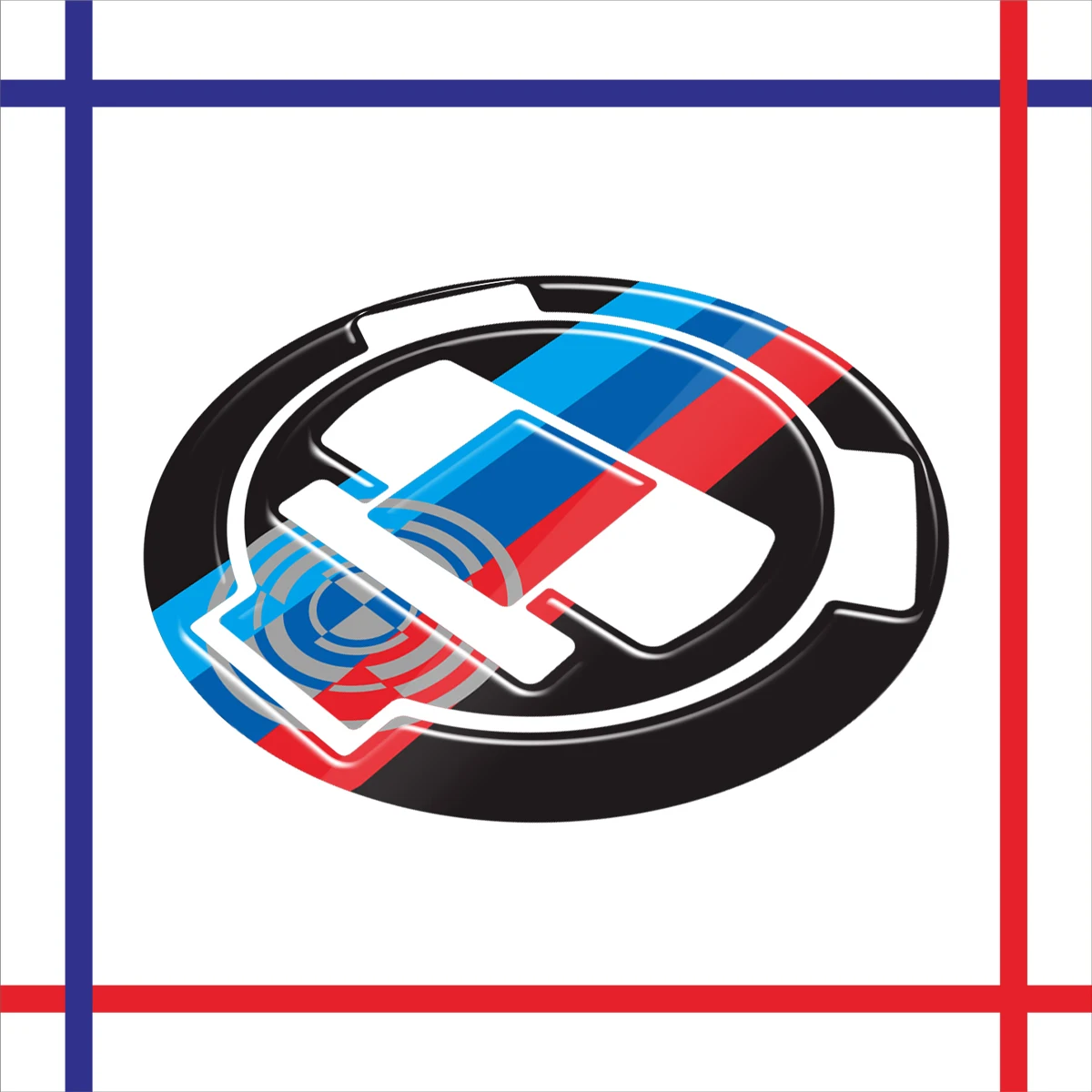 For BMW R1200RT S1000XR HP2 SPORT R1200R R9T M1000RR F700GS F800GT R1200RS Tankpad Motorcycle Fuel Tank Cap Cover 3D Sticker
