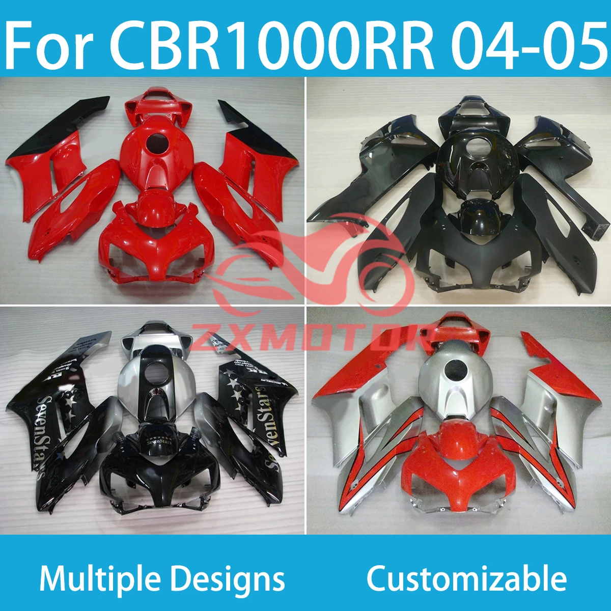 

Комплект обтекателей для Honda CBR 1000RR 2004 2005 ABS, литье под давлением, ремонт мотоцикла, обтекатель scbr1000rr 04 05