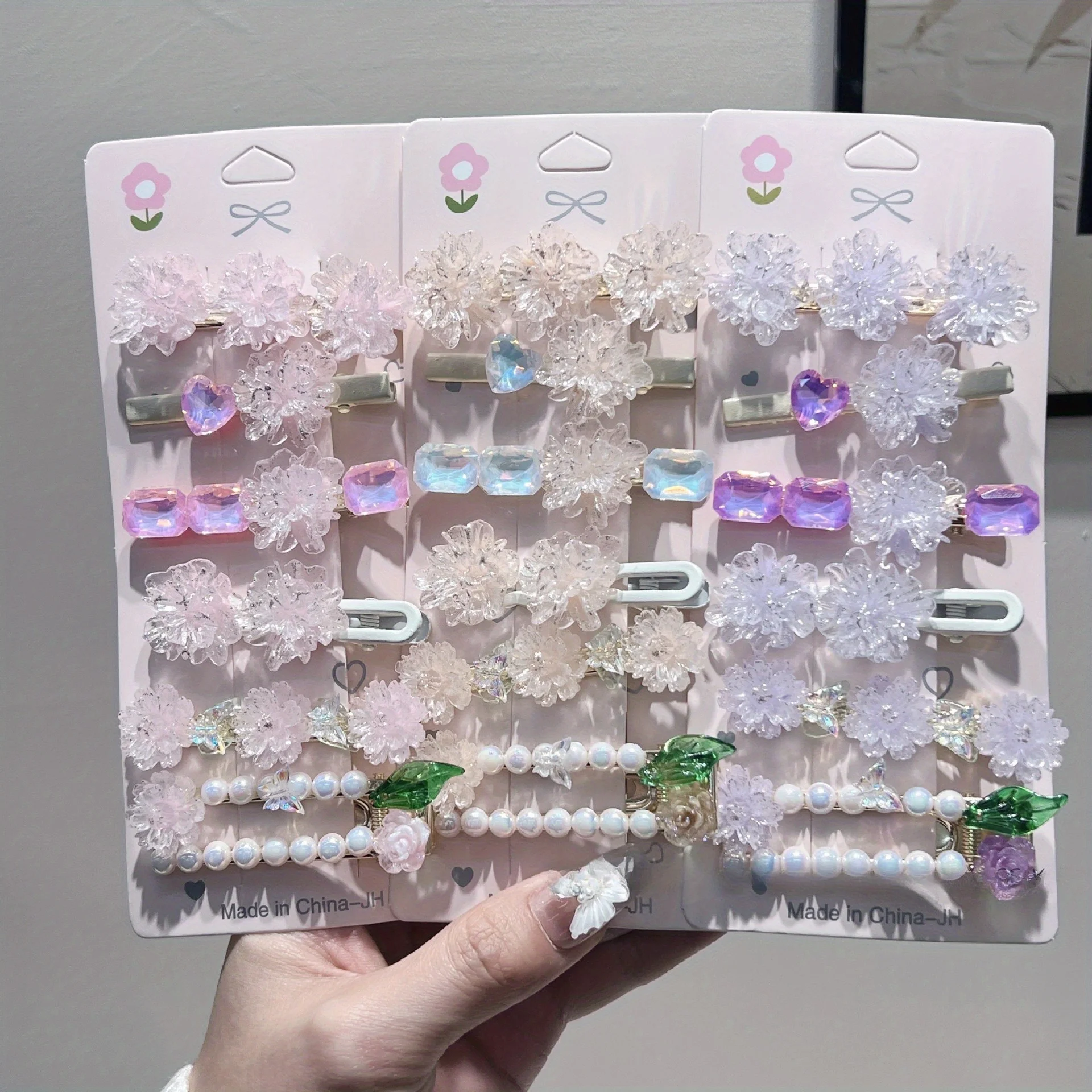 

Colorful Mood-Boosting Hair Clips, Cute Flower Barrettes for Girls' Bangs & Flyaways