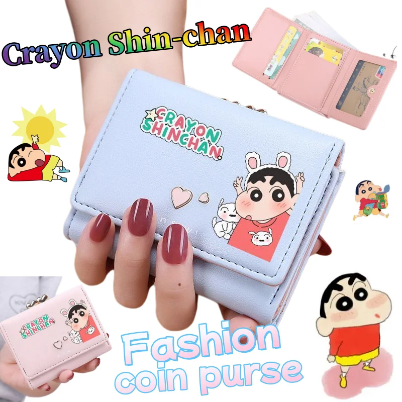 

Crayon Shin-chan Wallet Cute Fashion Cartoon Personalized Creative Kawaii Student Short Wallet Gift for Friends' Birthday