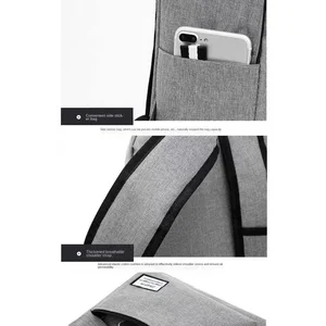 UNISEX Washable Oxford cloth computer backpack, fashionable versatile bag, black, gray, blue, red, school student, 15 12 Main Sales Black Women's Backpack - №1