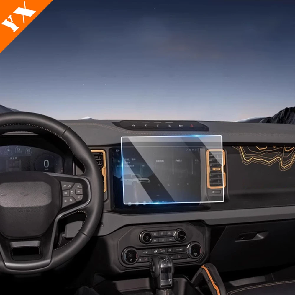 

For Ford bronco 2024 2025 accessories Car Instrument Tempered Film Central Control Film Navigation Screen Film HD Eye Protection