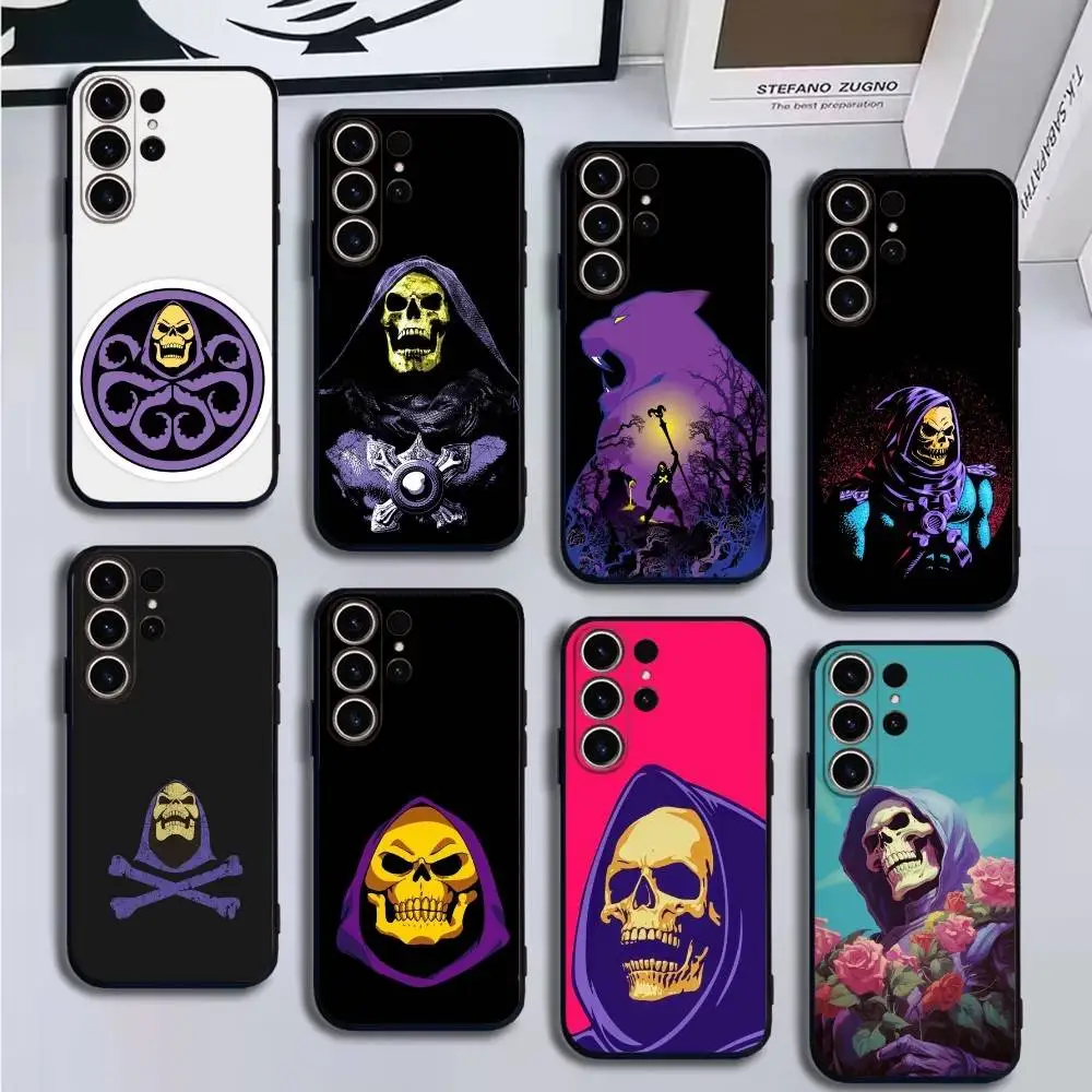 

H-He Man Phone Case For SamsungS25,24,21,22,23,30,Ultra,20,Plus,Fe,Lite,Note,10,9,Soft Black Cover