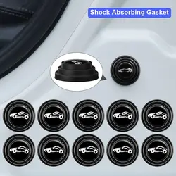 10Pcs Car Door Shock Absorber Gaskets Anti-collision Sticker Thickening Trunk Sound Insulation Pad Shockproof Cushion