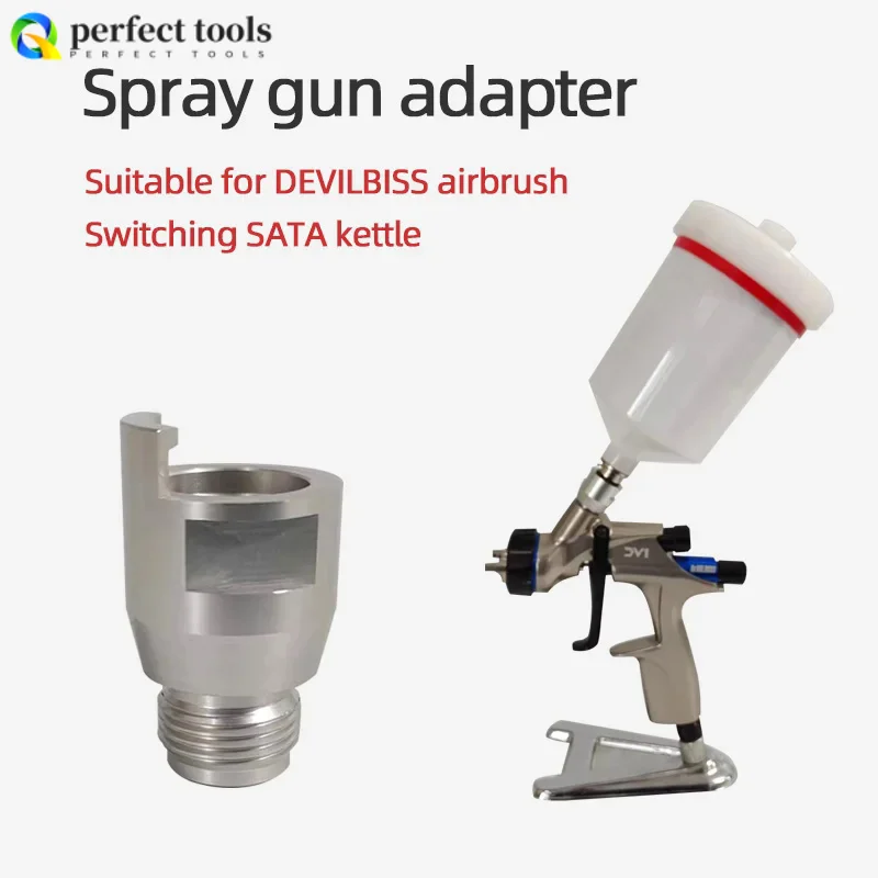 Suitable For DEVILBISS Spray Gun Conversion SATA Gun Can Wash Free Pot Disposable Measuring Cup Adapter Car Paint Spray Tool