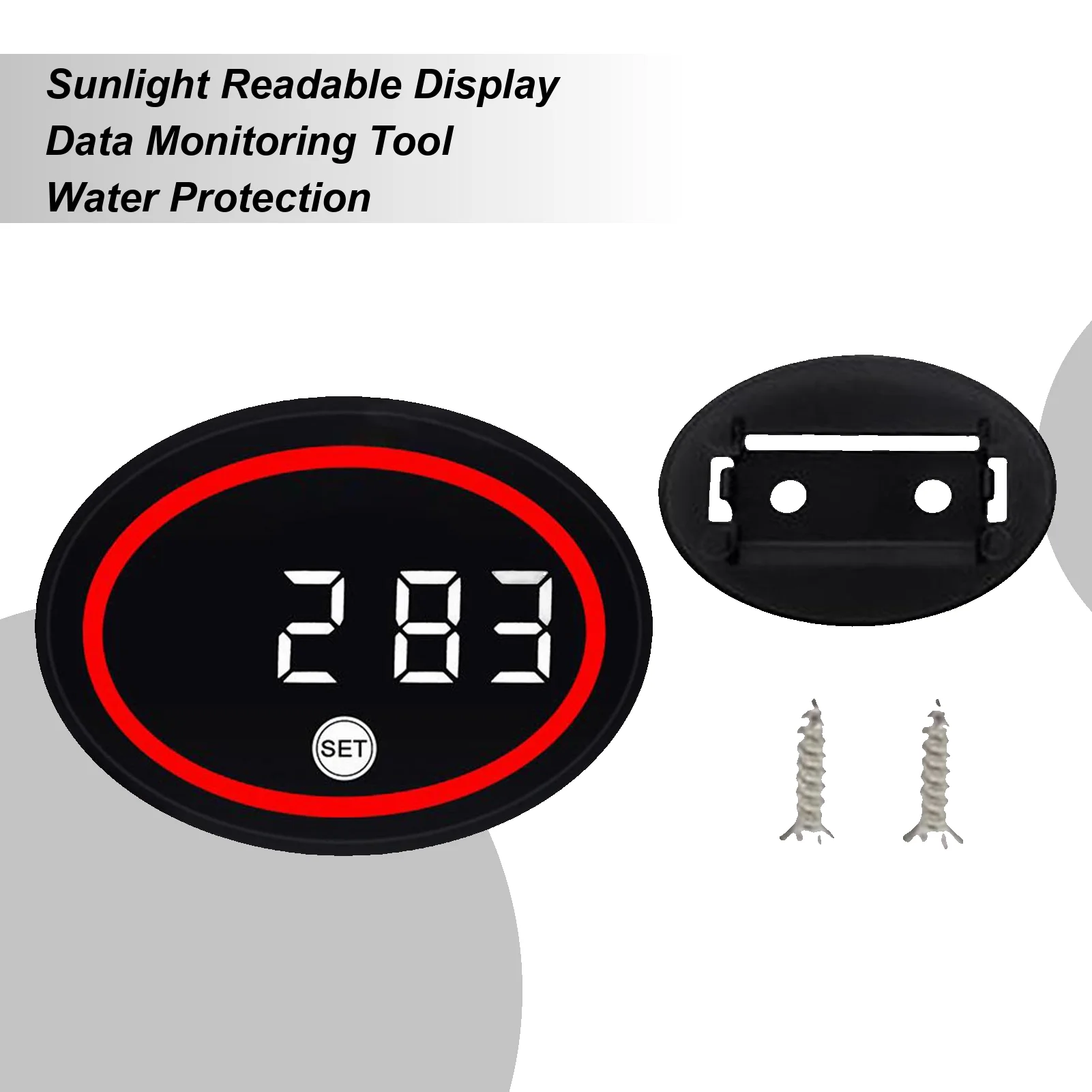 

Часы для мотоцикла, светодиодный дисплей, маленький мотоцикл, измеритель температуры напряжения для женщин, подростков, любителей езды на велосипеде, поездок на работу, городские