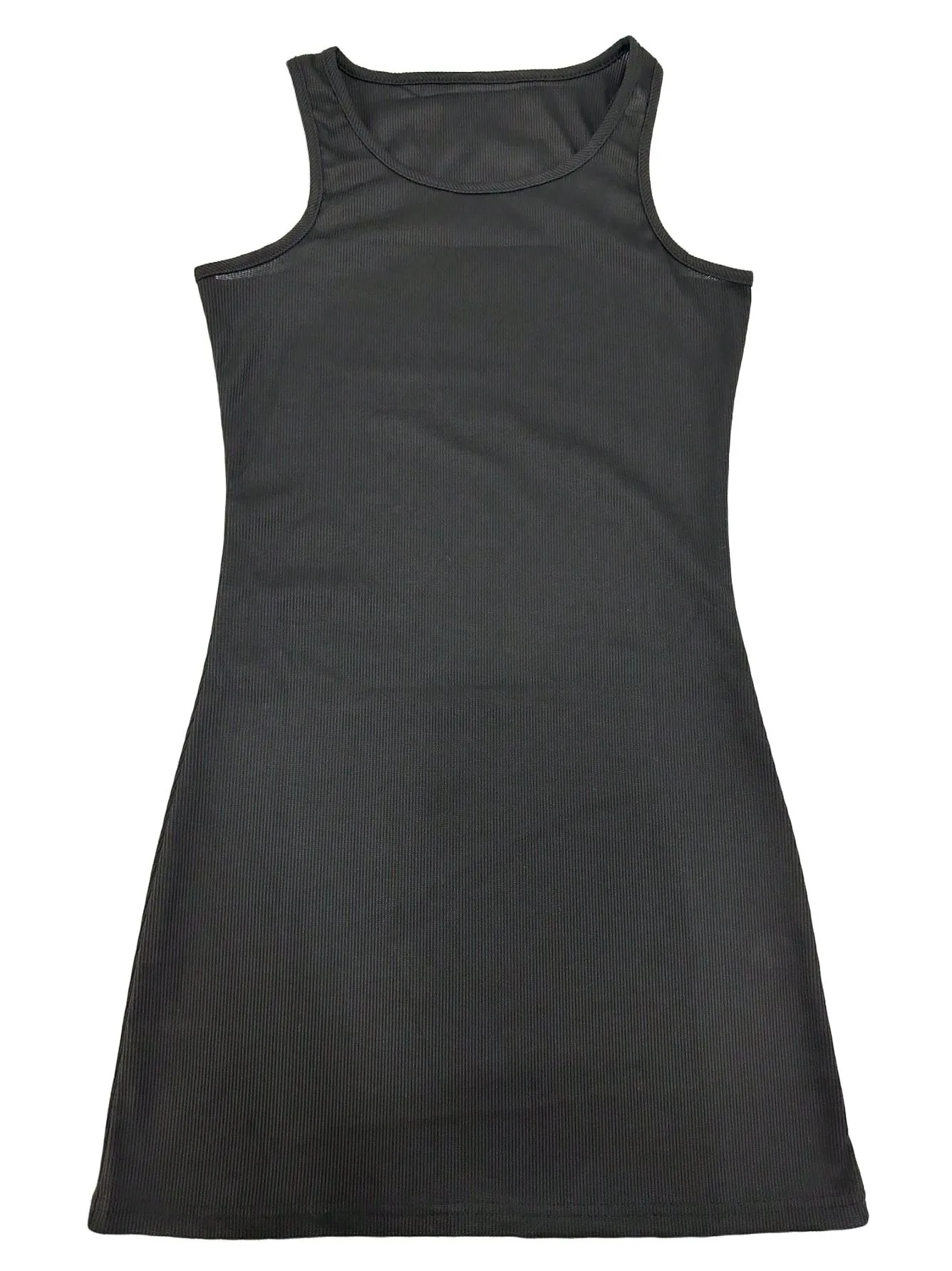 2025 European and American dress new summer sleeveless mini sexy tight fitting tank top for women