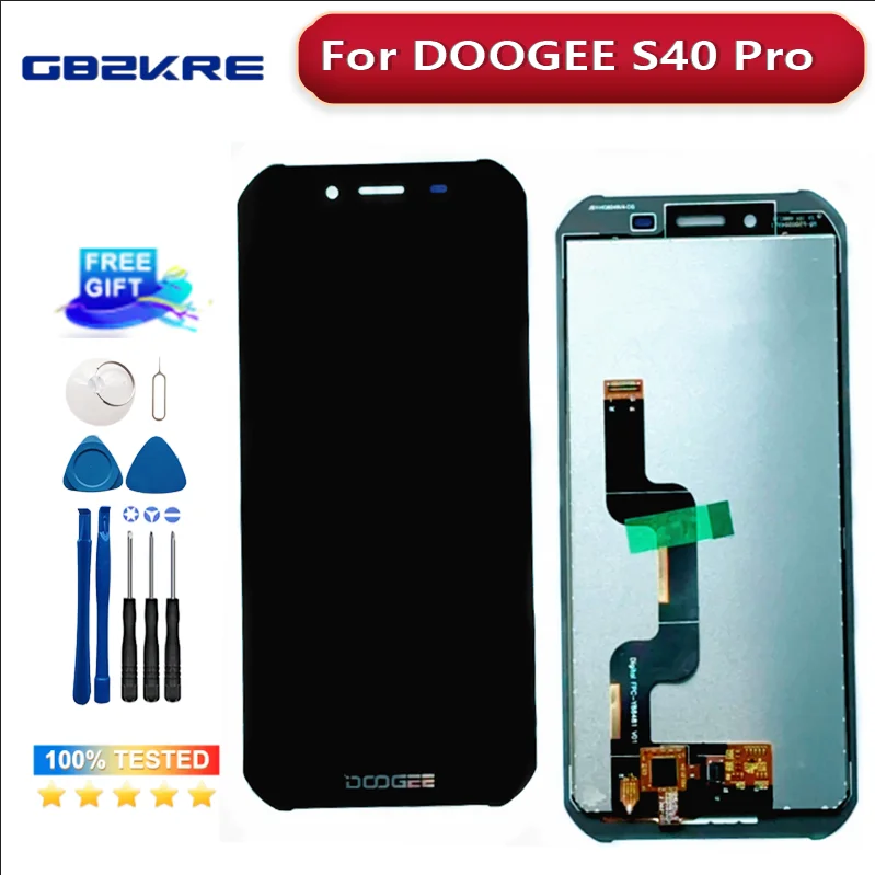 New For DOOGEE S40 Pro LCD Display Touch Screen Digitizer LCD+Touch Digitizer for Doogee S40 Pro LCD +Tools