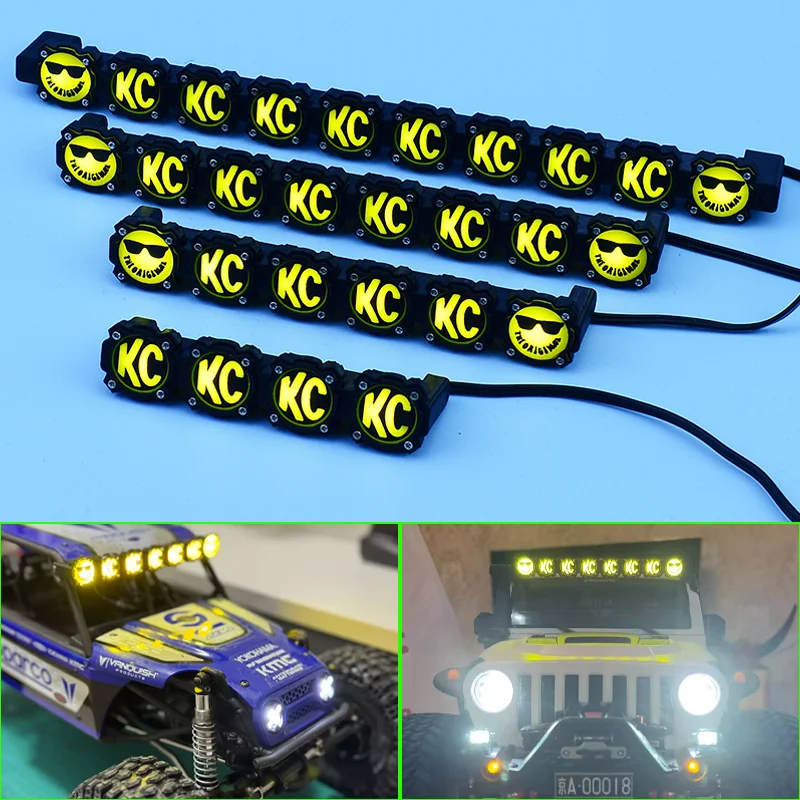 1/10 RC LED 5V Cool Roof Lights for 1/10 RC Crawler Car Traxxas Trx4 Axial Scx10 Yikong RC4WD D90 Croboll MK07 MJX H8H FMS