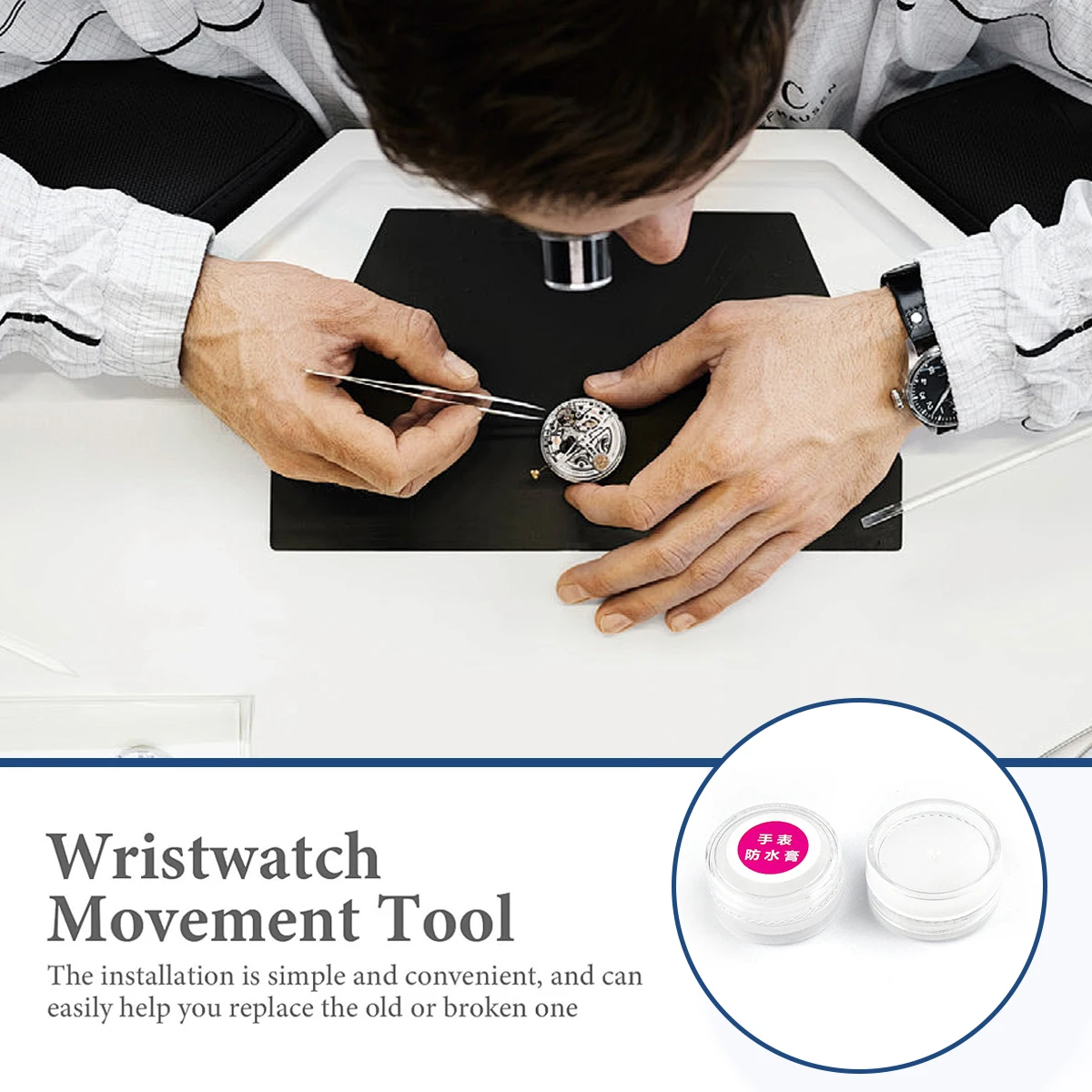 جديد سيليكون الشحوم ساعة مقاوم للماء كريم Upkeep إصلاح مرمم أداة ساعة زجاج ساعة الغطاء الخلفي مقاوم للماء حلقة أداة إصلاح #4