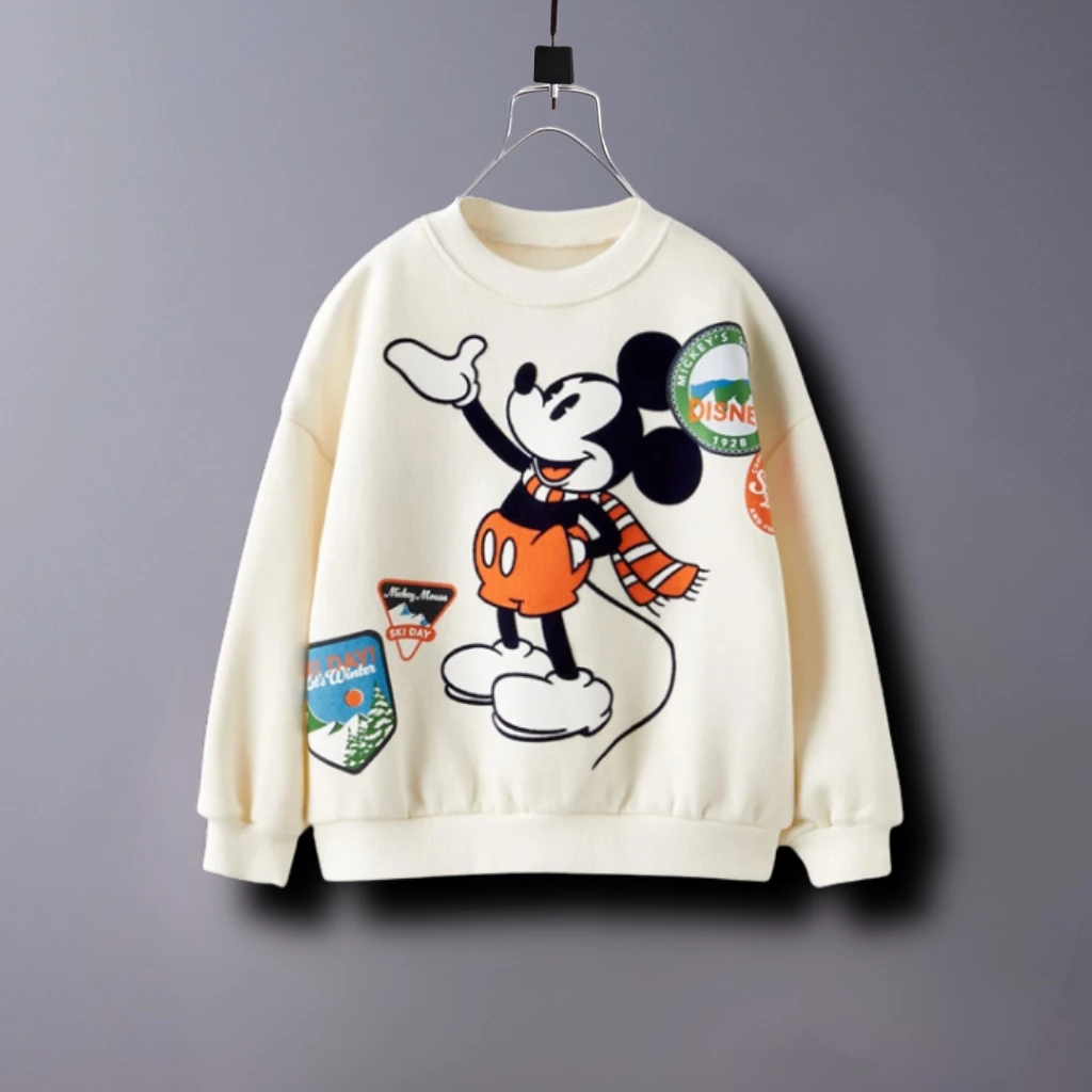 Felpa per ragazzi con stampa leone Abbigliamento autunnale Top larghi casual a maniche lunghe Felpa con cappuccio Girocollo Moda Abiti popolari per bambini 1-6 anni