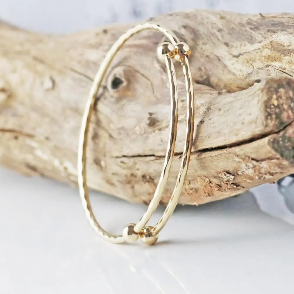 

2025 Opening Adjustable Smooth Sliding Women's Bracelet Classic Alloy Fashion Adjustable Bracelet DIY Open Bangle Jewelry Gift