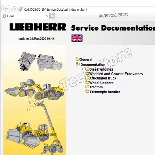 2021.12 For Liebherr Lidos Service Documentation Service Workshop Repair Manuals for Liebherr Construction and Mining Machines