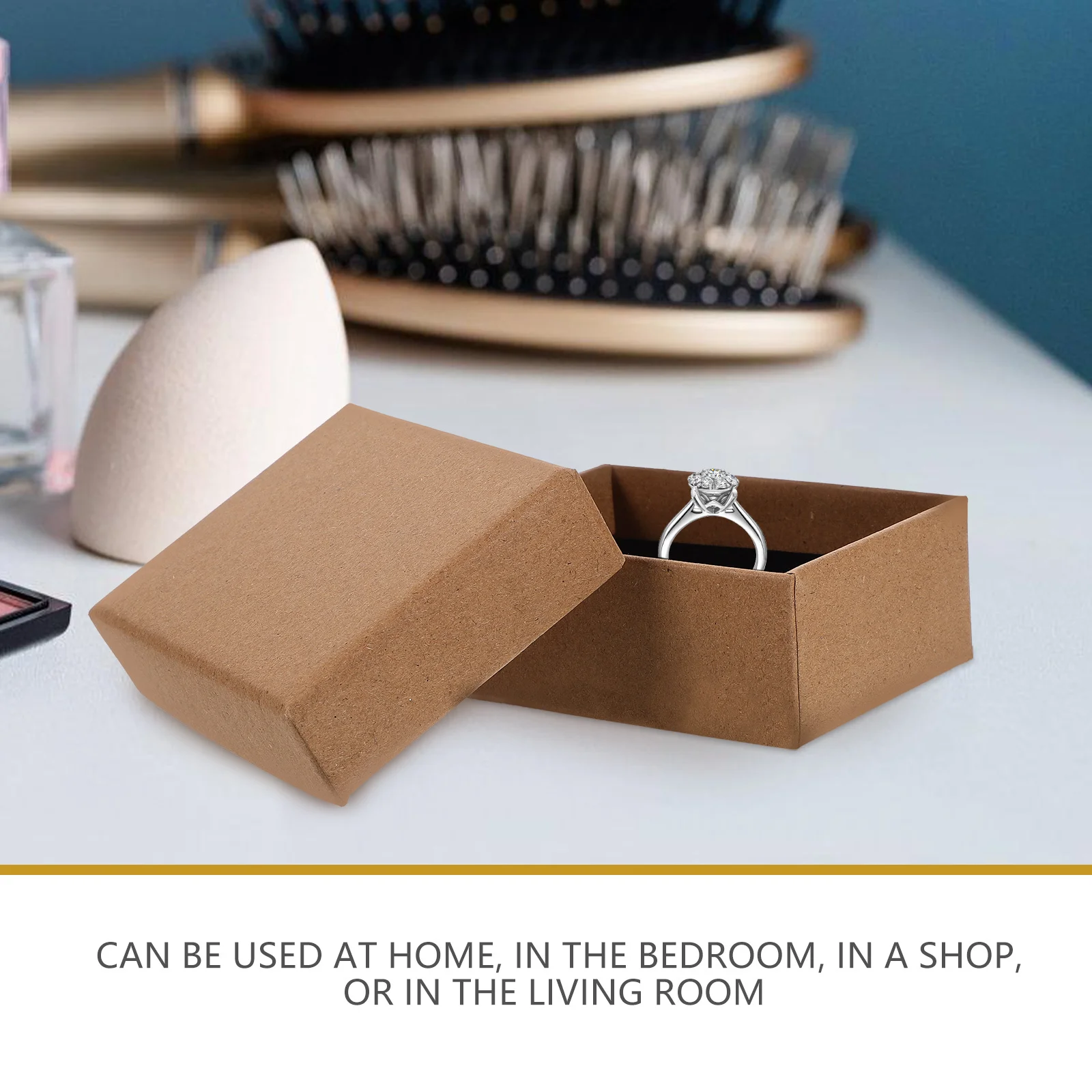 12Pcs Jewelry Gift Boxes for Necklaces Earrings Bracelets Small Storage Display Containers Kraft Small Gift Box