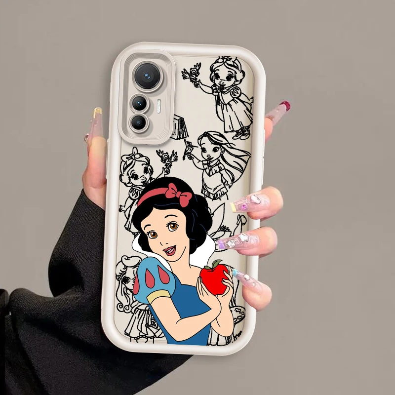 Disney Princess Beautiful Eye Ladder For Xiaomi MI 14 12T 11 Lite Poco M3 X5 X4 F5 F4 F3 F2 GT Pro 5G Back Phone Case